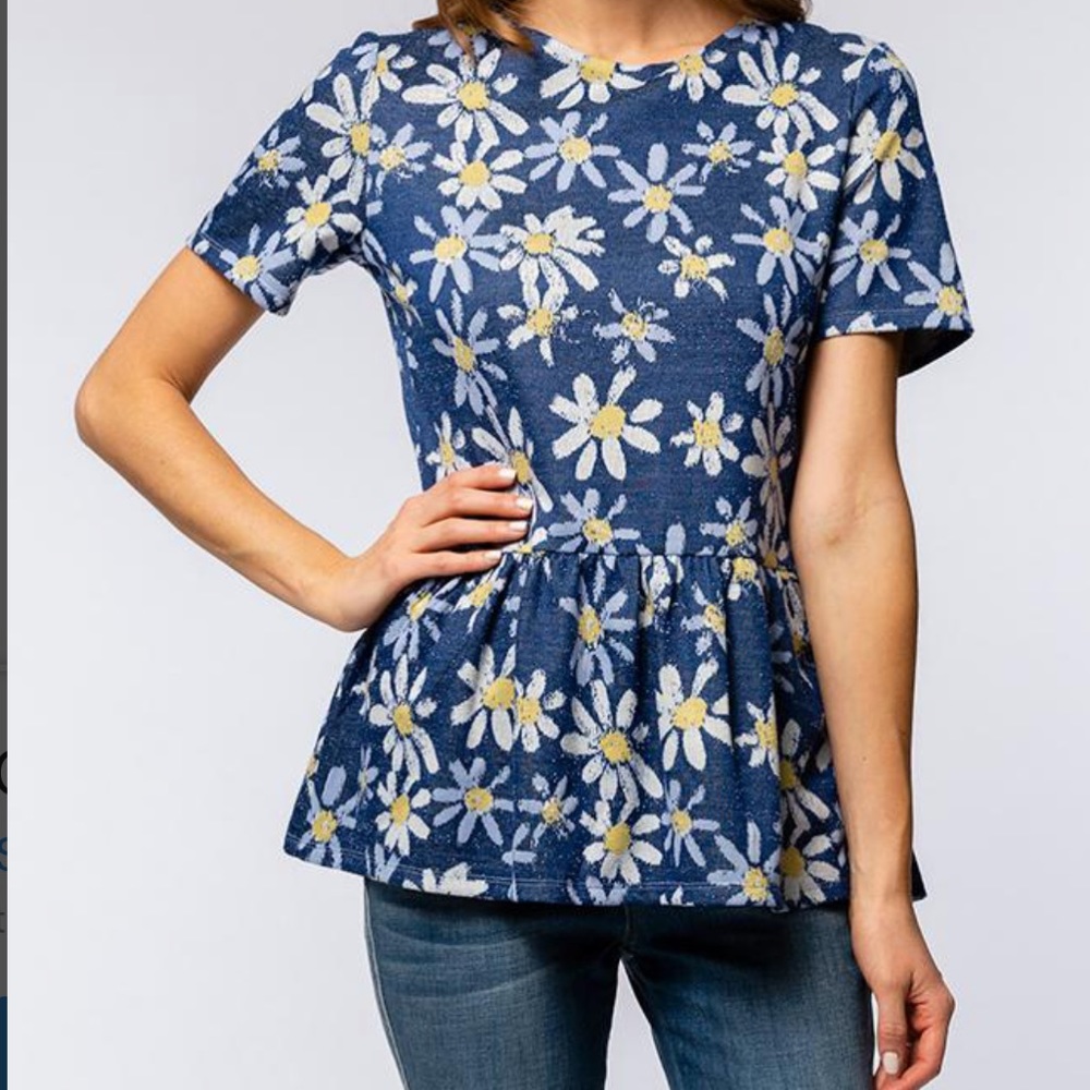Taylor Boe daisy top! (Crosby jacquard topper)